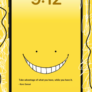 [99 CENT SALE] Koro Sensei's Golden Opportunity: My First Anime Motivational Wallpaper